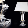 Tomás y Saez, luxury table lamps made of crystal and bronze, with gold and silver, buy in Spain